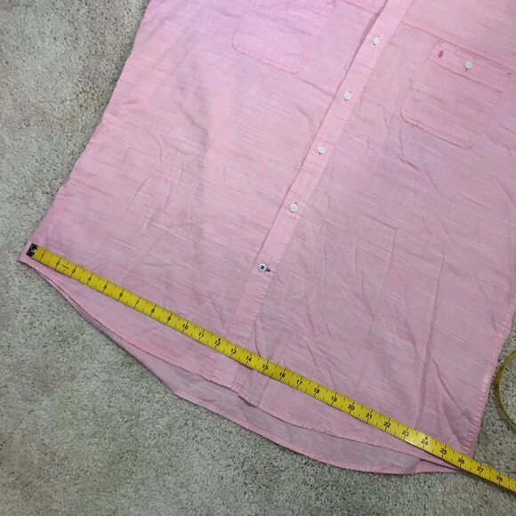 Izod Saltwater Rapture Rose Dockside Chambray Relaxed Classic Button Down Shirt - Picture 14 of 16